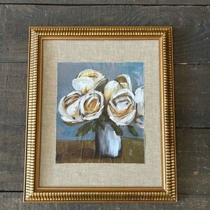 Gold Framed Floral Art Print